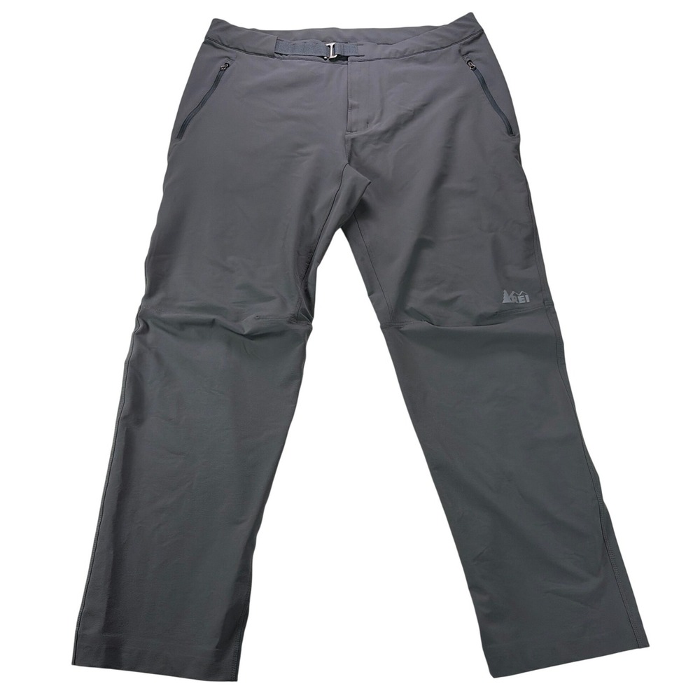 REI Co-op Screeline Technical Hiking Pants Outdoor Trail Gray Men's 38x32L